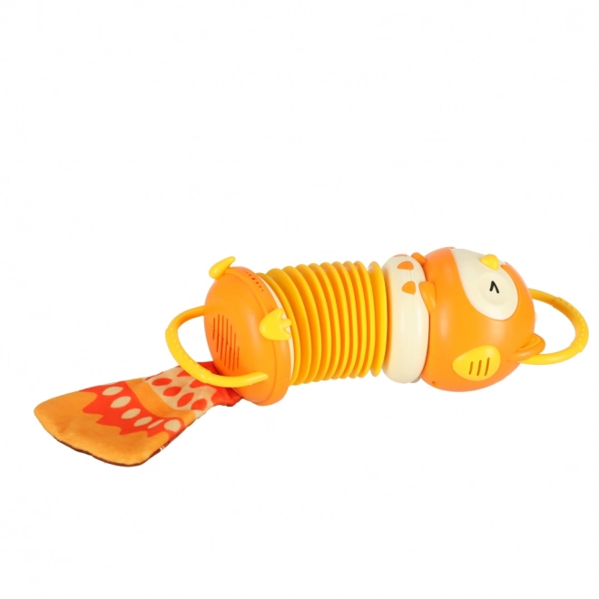 Oranje kinderaccordeon Uil