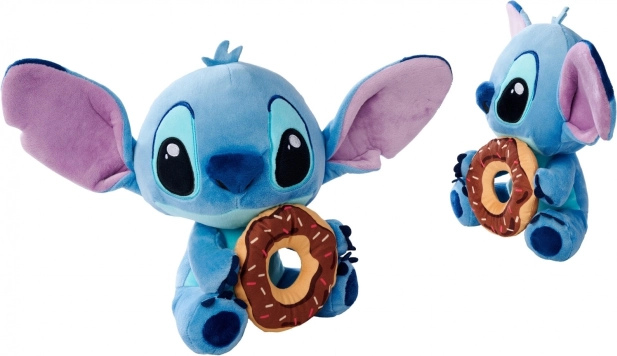 pluchen Stitch met donut 25 cm