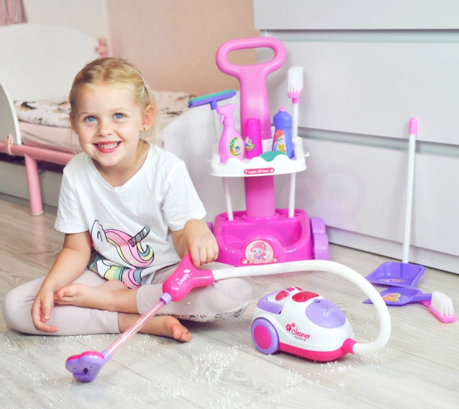 Schoonmaakset met stofzuiger Woopie
