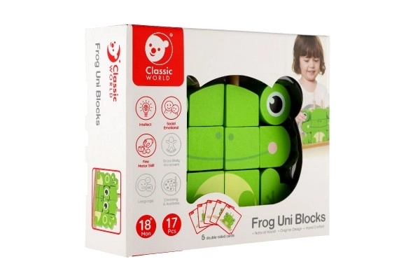Houten puzzel - Kikker