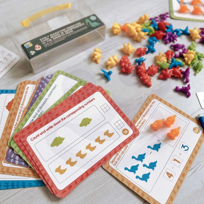 WOOPIE Educatieve Set Wetenschap Rekenen Montessori Dino Puzzel 95 stuks
