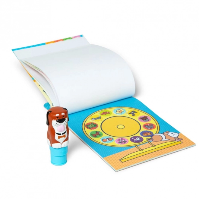 Sticker WOW! Stempelsticker hondje