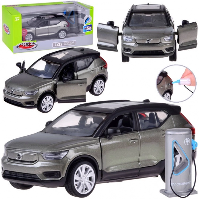 Metalen modelauto elektrische crossover Volvo XC40