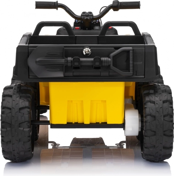 Gele sportieve kinderquad TX ATV