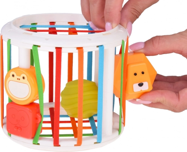 Slimme sorteerder met elastische bandjes