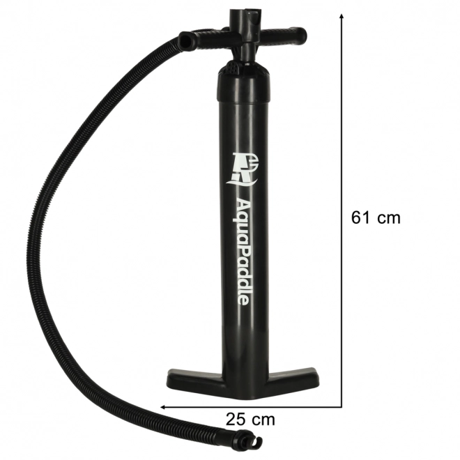 Handpomp met manometer voor pompen