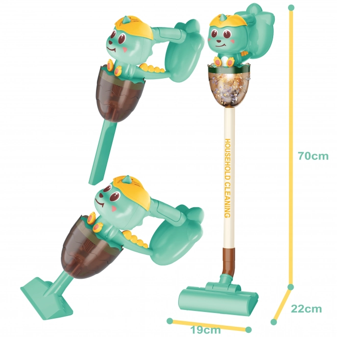 Woopie Interactieve Dino Stofzuiger 3-in-1 Licht Geluid