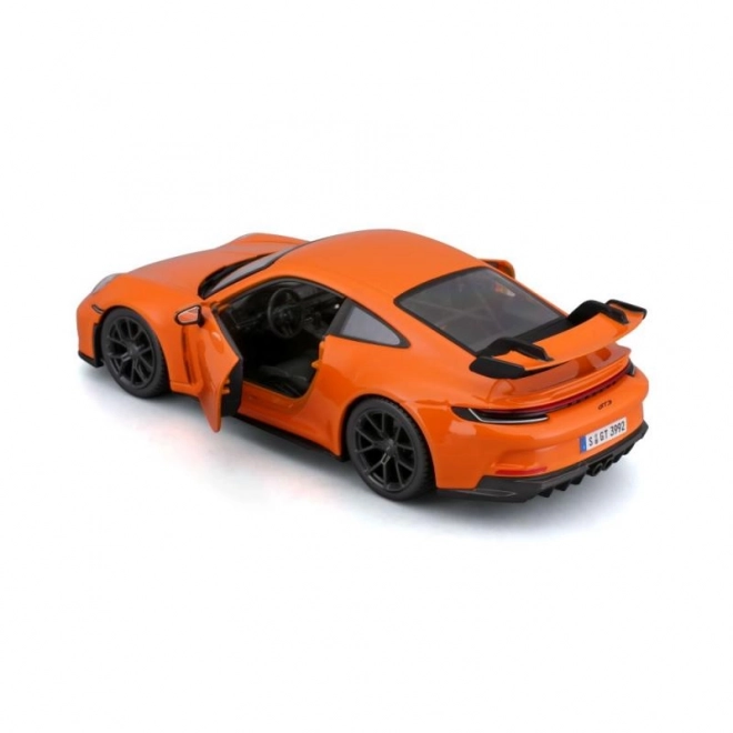 Bburago Porsche 911 GT3 model oranje 1:24