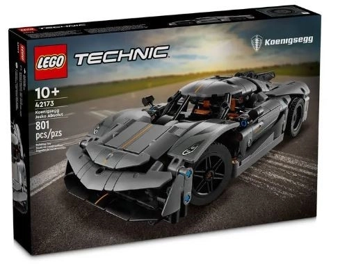 LEGO Technic 42173 Grijze Koenigsegg Jesko Absolut Hypercar