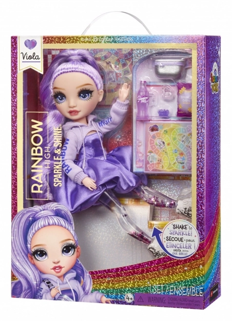 Rainbow High Sparkle & Shine Fashion pop - Viola (Paars)