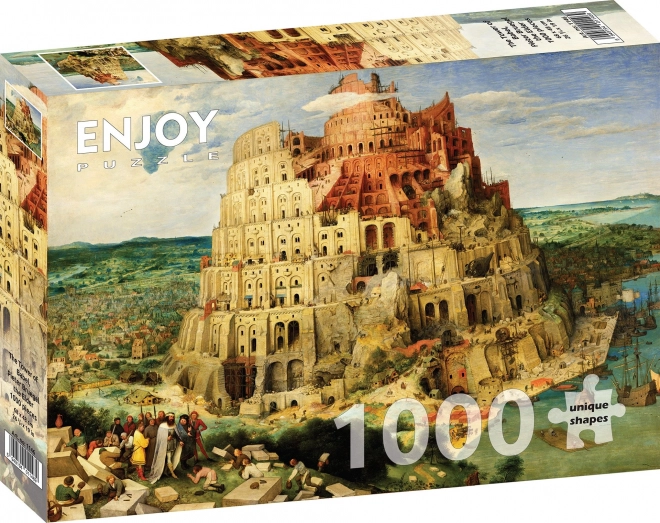Puzzel Pieter Bruegel: Babylonische Toren 1000 stukjes