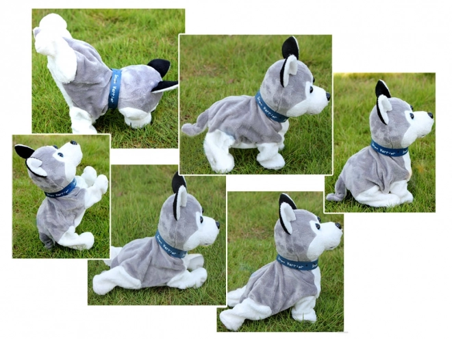 Interactieve pluchen hond Husky