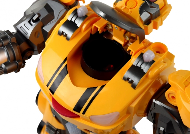 Grote radiogestuurde robot R/C geel geluidslichten