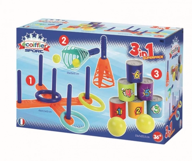 Set van 3 spellen in 1