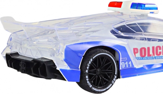 Lichteffecten en transparante carrosserie