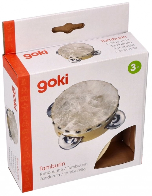 Tamburijn Goki met drie bekkens