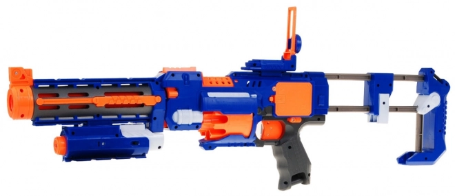 Pistool 2 in 1 voor kinderen 8+ Blaze Storm 20 lange foam kogels + laser vizier + fles