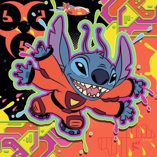 Puzzel 3x49 stukjes Stitch