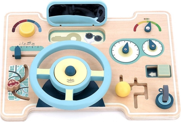 Vilac Houten dashboard met stuur voor kinderen