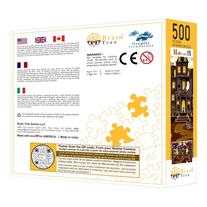 Halloween puzzel 500 stukjes van Brain Tree