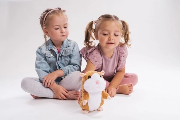 Sprekende pluche hamster Mireček