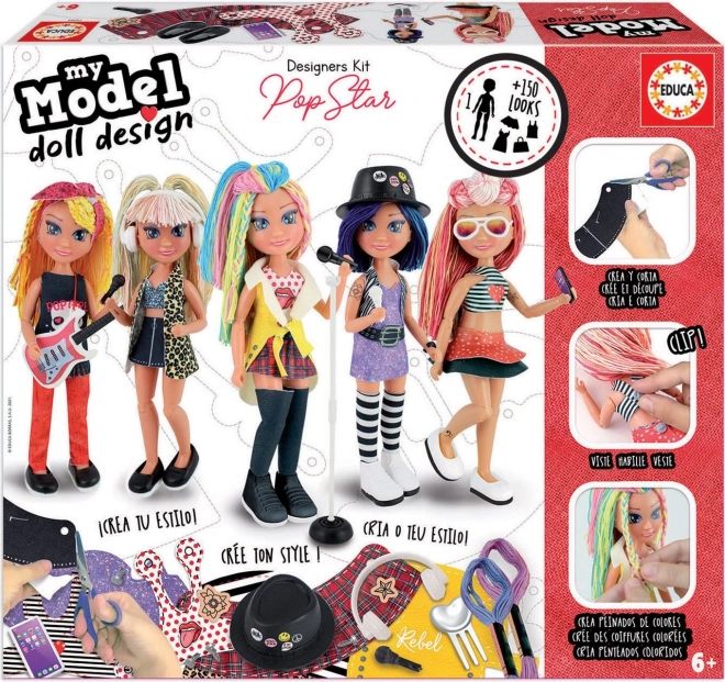 EDUCA Creatieve set Mijn Model Popster Pop