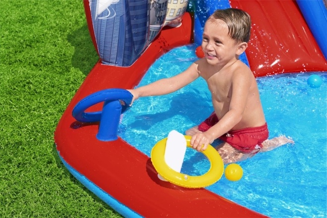 Opblaasbaar waterpark Spider-Man