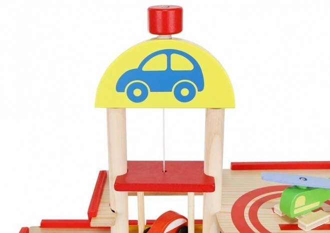 Houten parkeergarage