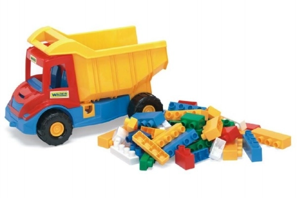 Auto multitruck met blokken 38cm