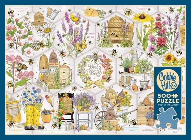 COBBLE HILL Puzzel Bezige Bij 500 stukjes