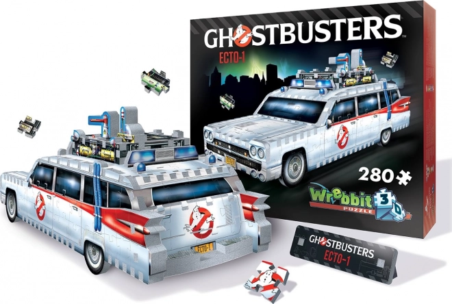 Wrebbit 3D Puzzel Ghostbusters Ecto-1, 280 stukken