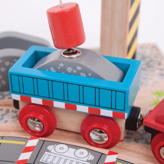 Bigjigs Rail Kraan met Grind