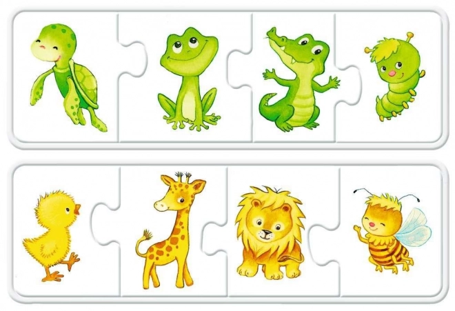 Mijn eerste puzzel Kleurrijke dieren