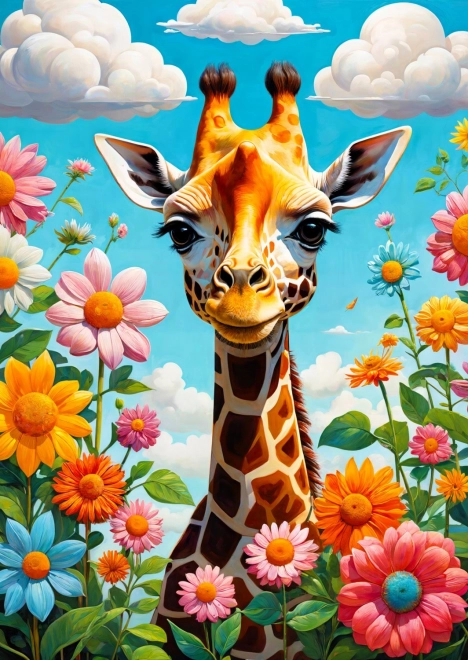 ENJOY puzzel schattige giraf – 1000 stukjes
