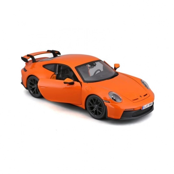 Bburago Porsche 911 GT3 model oranje 1:24
