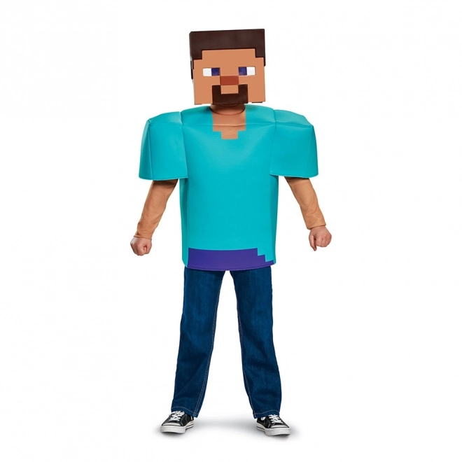 Minecraft - Steve kostuum, 7-8 jaar