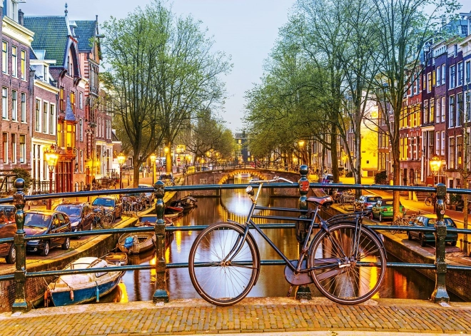 Puzzel stralend Amsterdam, 1000 stukjes (ALIPSON)