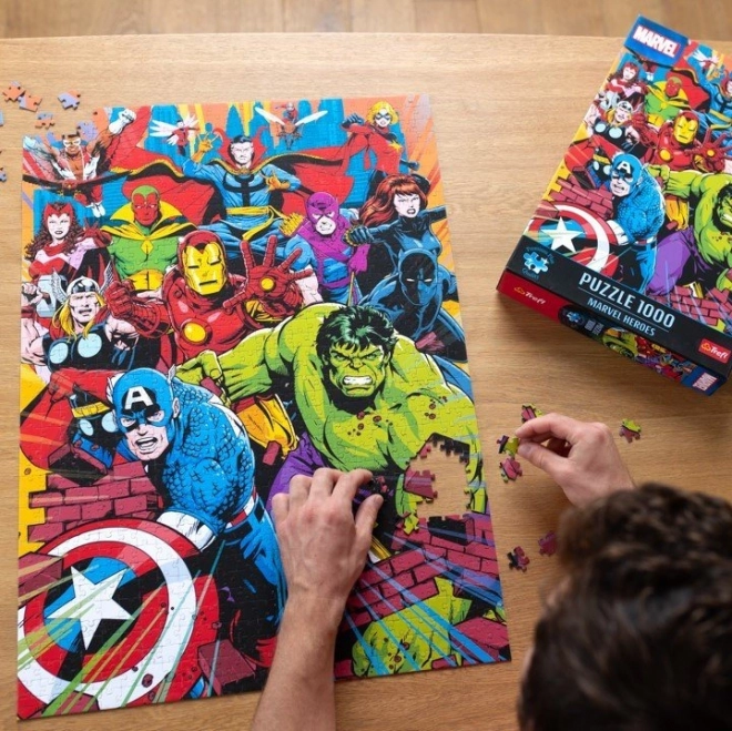 TREFL Puzzel Premium Plus Marvel: Marvel Helden 1000 stukjes