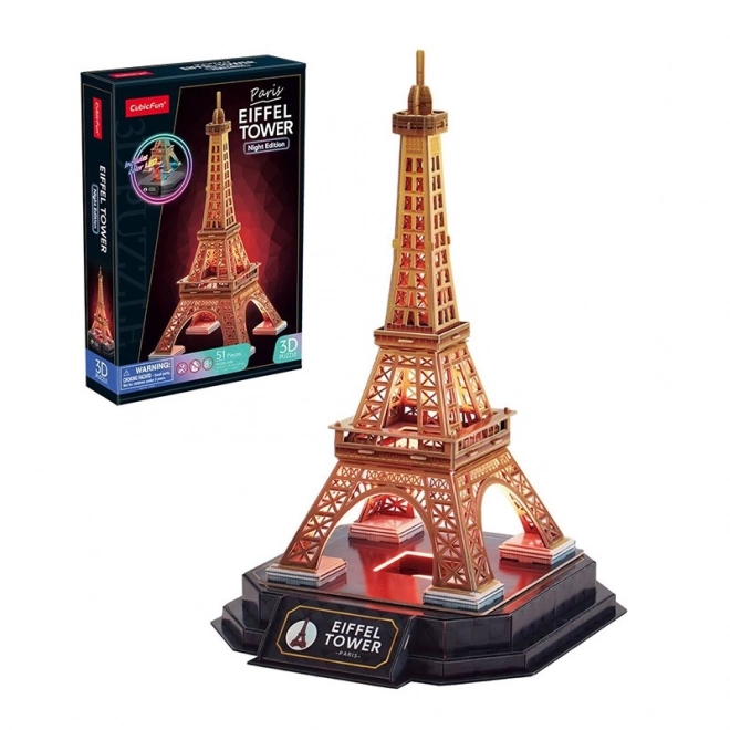 3D puzzel Eiffeltoren (nacht versie)