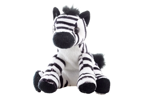 Pluchen zebra 15 cm