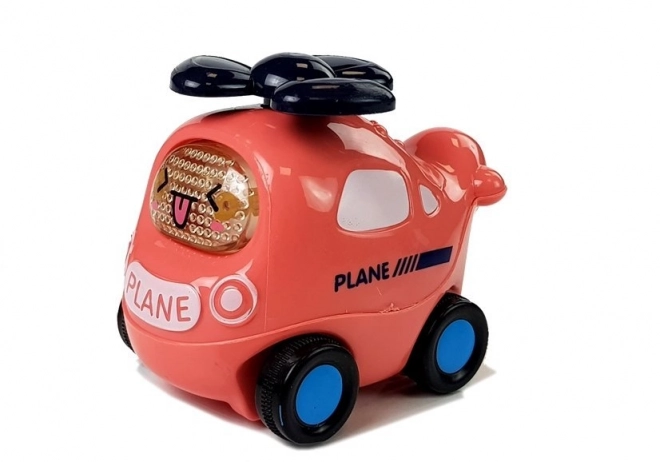 Kinderset van autootjes met koord 7 stuks