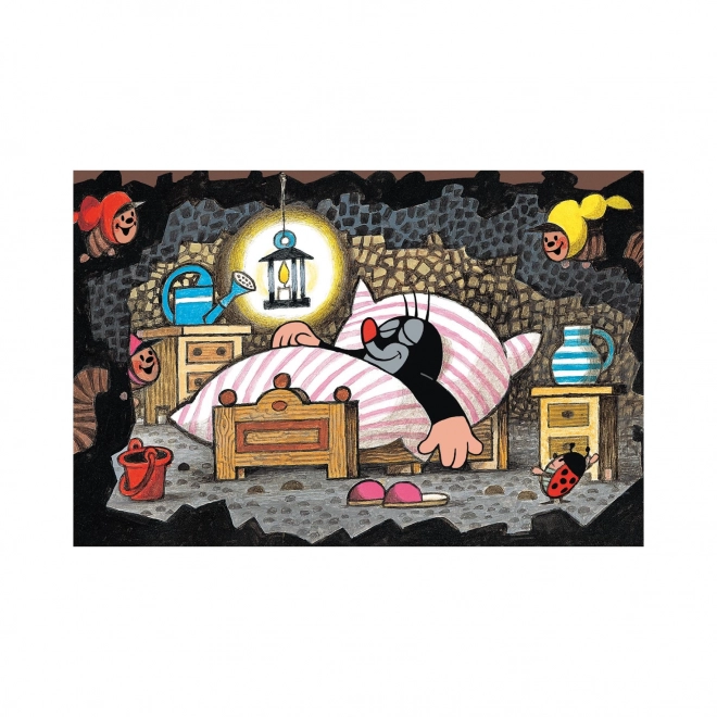 Minipuzzel met Krteček 54 stukjes