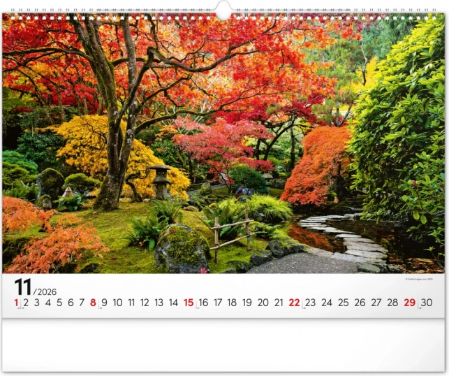 Wandkalender Tuinen 2026