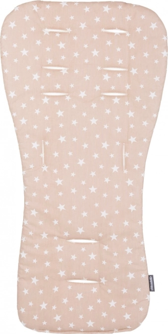 CHIPOLINO Zachte inlegger voor de kinderwagen Beige sterren