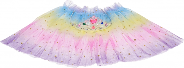 Regenboogtransformatie van een kleine prinses