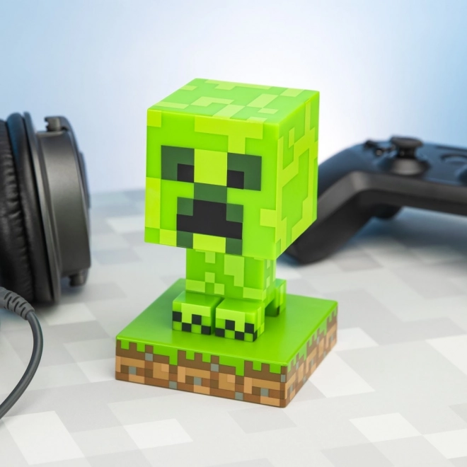Lichtgevende Minecraft-icoon - Creeper