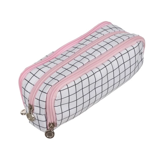 Driedubbele etui - geruite Maaleo24514