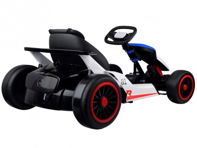 Kinder go-kart op accu met driftfunctie