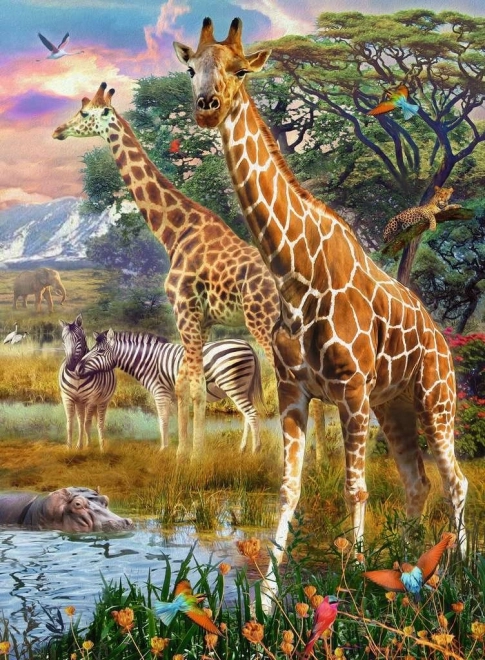 RAVENSBURGER puzzel savanne XXL – 150 stukjes