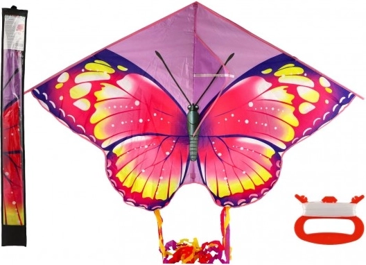 Vliegerende nylon vlinder 145 × 97 cm in stoffen zak